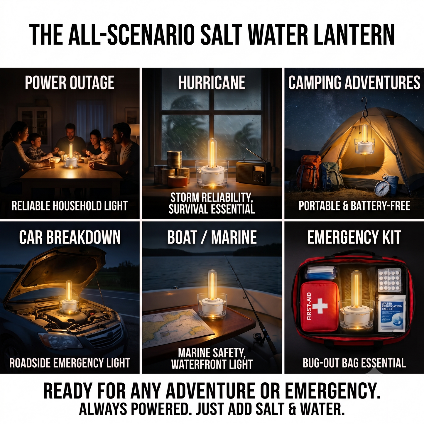 Battery-Free Emergency Light