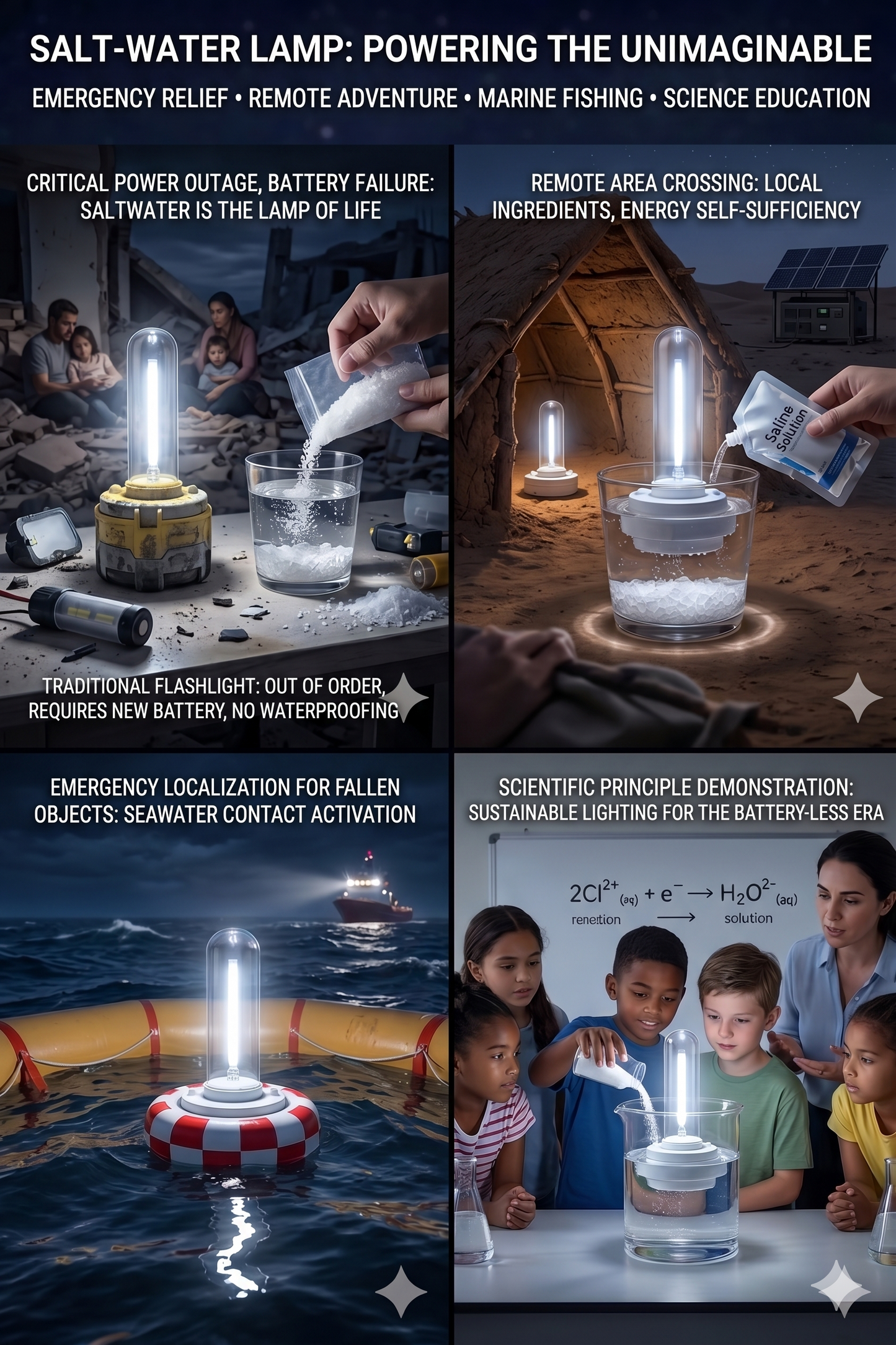 Saltwater Emergency Lamp